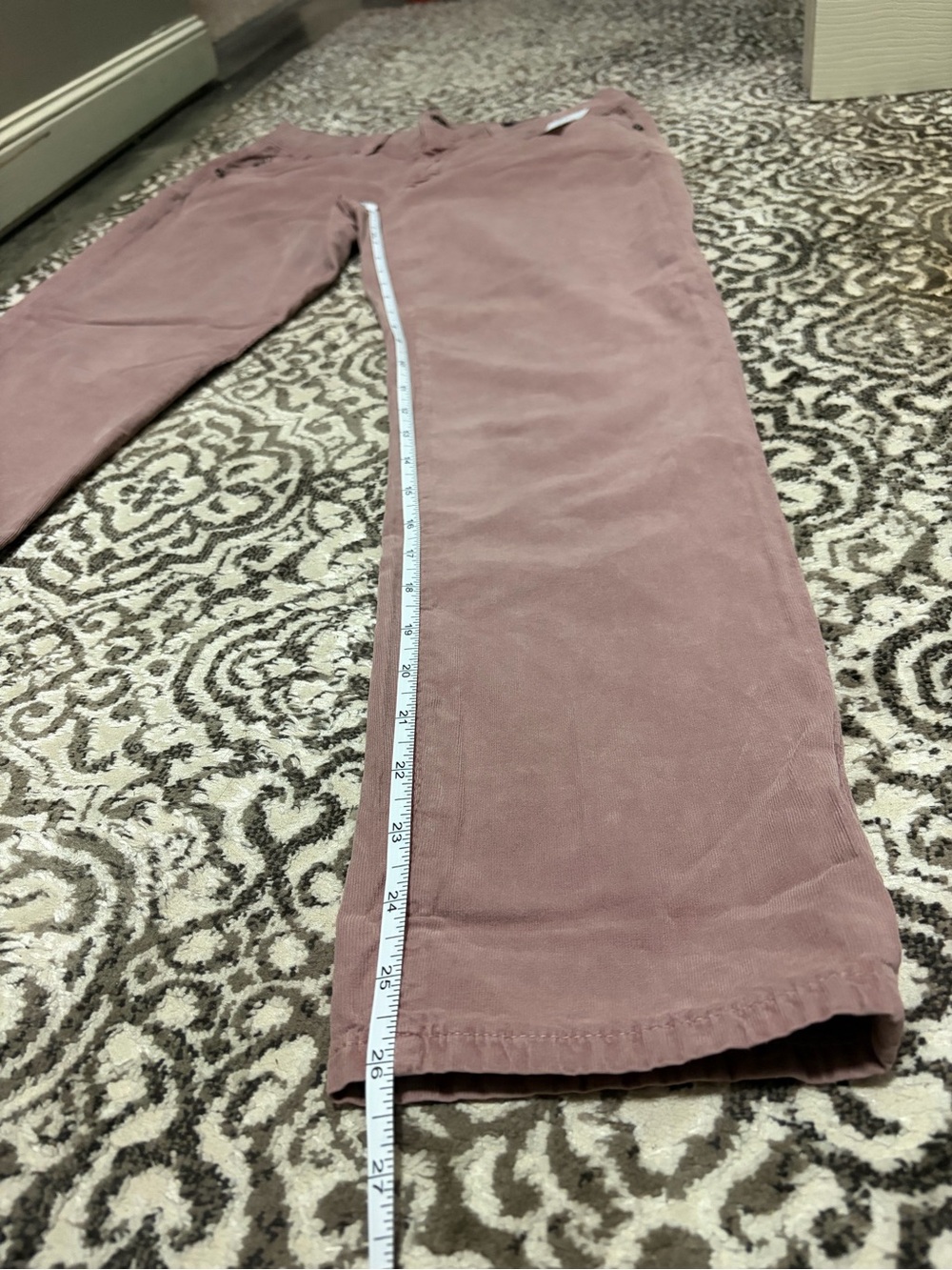 AG Adriano Goldschmied Cropped Pant Dusty mauve/pink color NWT - Picture 4 of 6